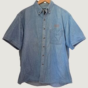 American Institute of Physics Vintage Shirt Copa Banana Denim Blue Academia